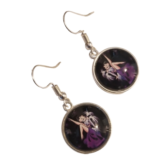 Handcrafted Betty Boop Earrings - Picture 2 of 4